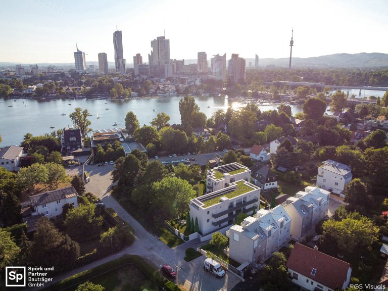 Bild: Luftaufnahme AG3 "Wohnen mit Boot", Alte Donau | Spörk und Partner